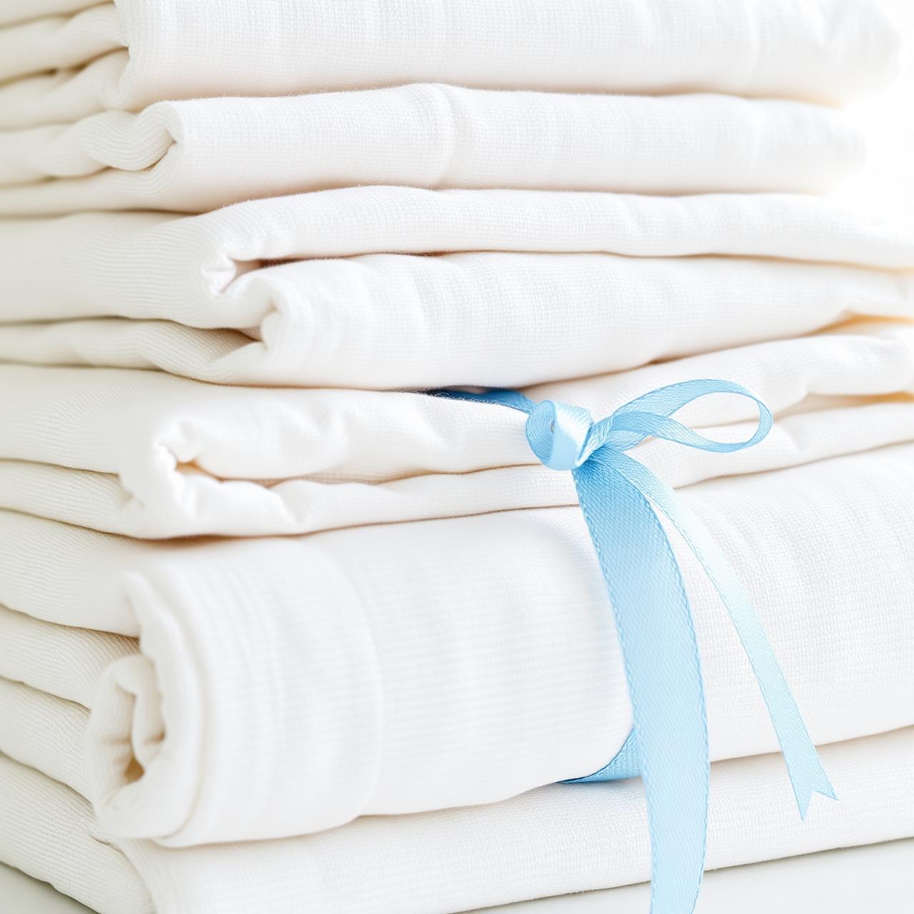 Beautifully folded towels and fresh linen